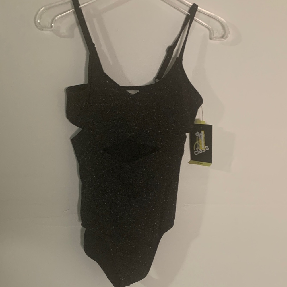 art class Black Sparkle One Piece Bodysuit